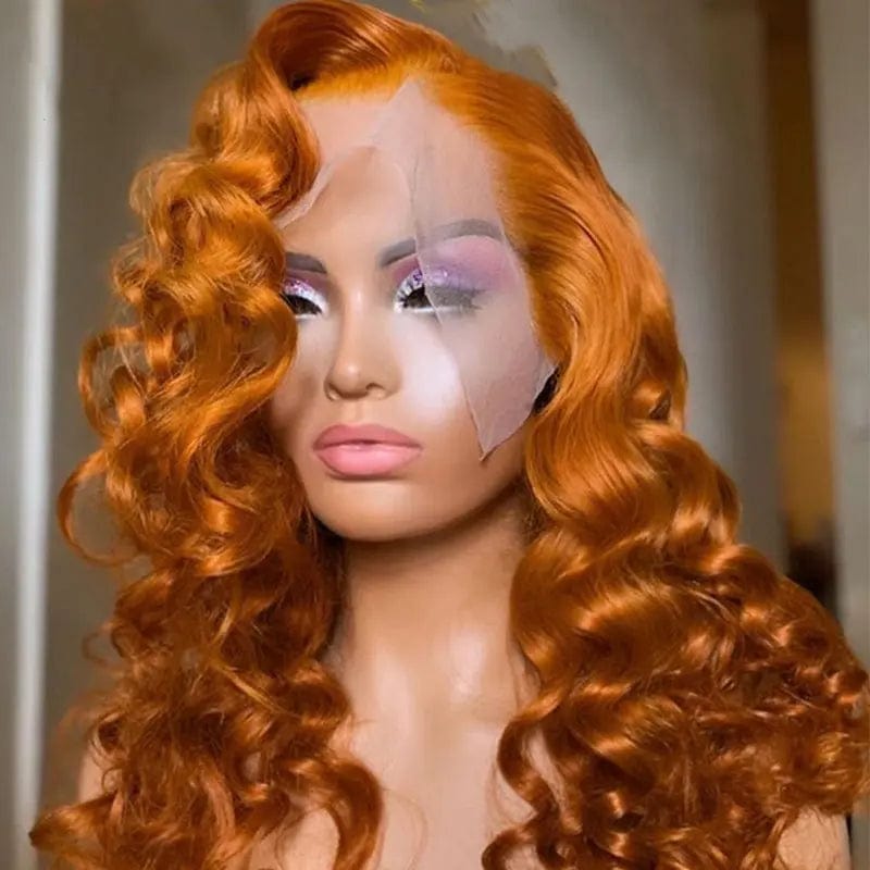 Hot New Ombre Soft Orange Loose Wave