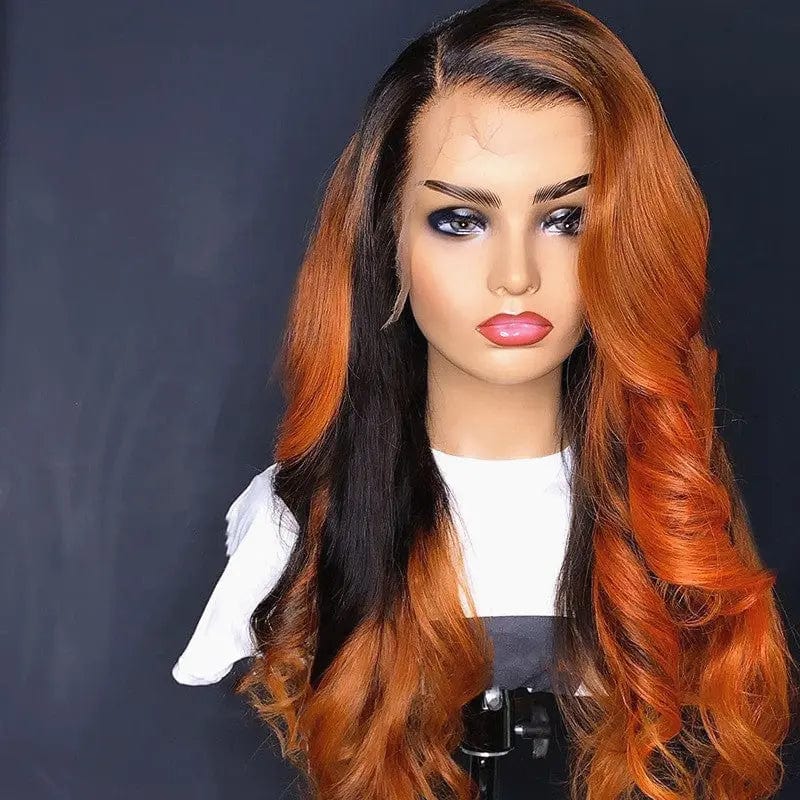 Hot New Ombre Soft Orange Loose Wave