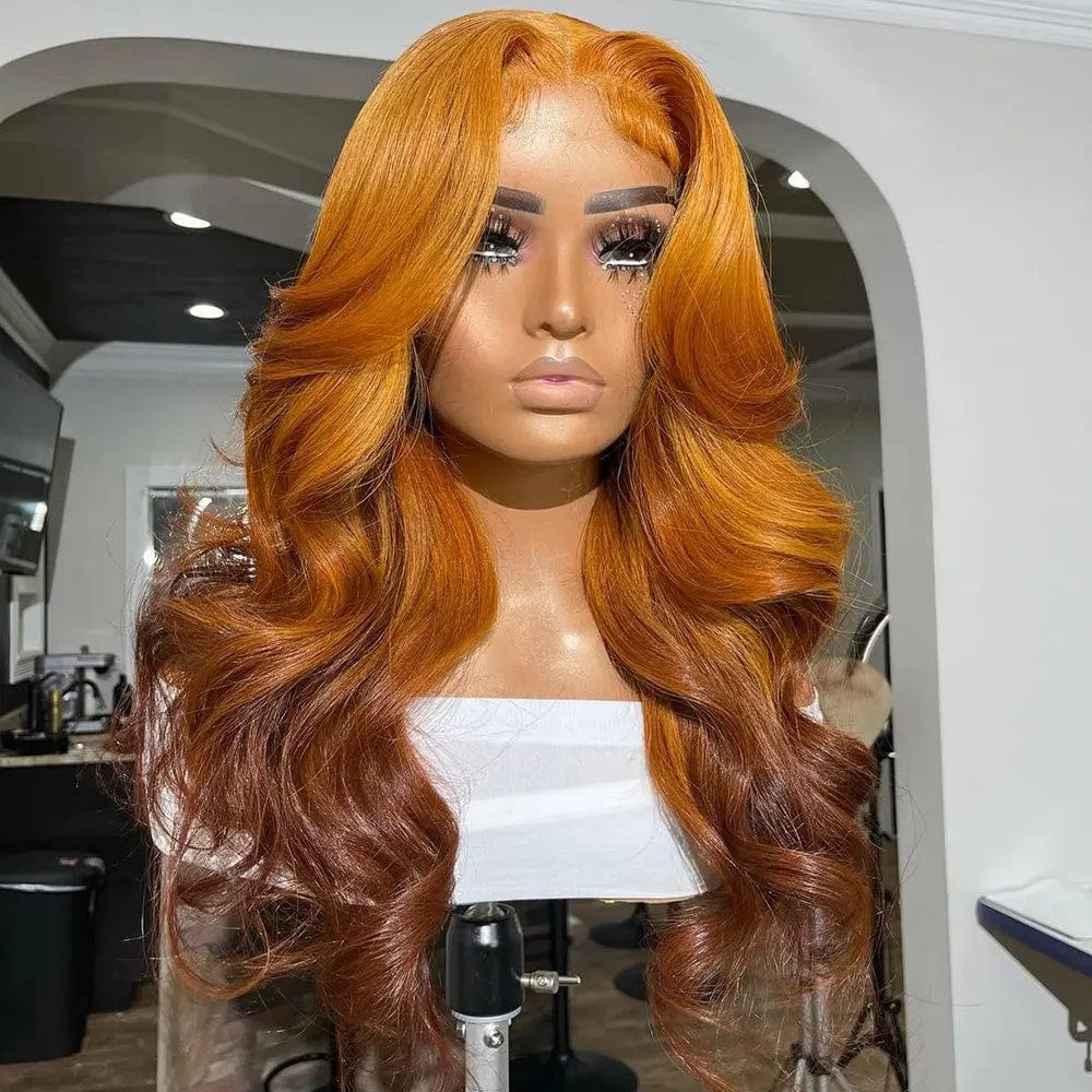 Hot New Ombre Soft Orange Loose Wave