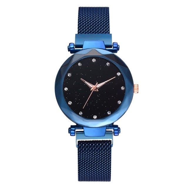 Hot sell Luxury Women Watches Ladies Magnetic Starry Sky Clock Fashion Diamond Female Quartz Wrist watches