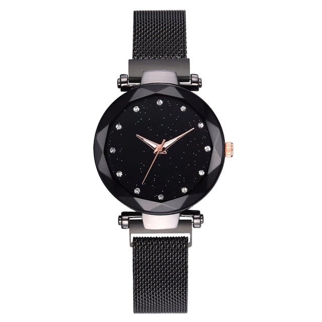 Hot sell Luxury Women Watches Ladies Magnetic Starry Sky Clock Fashion Diamond Female Quartz Wrist watches