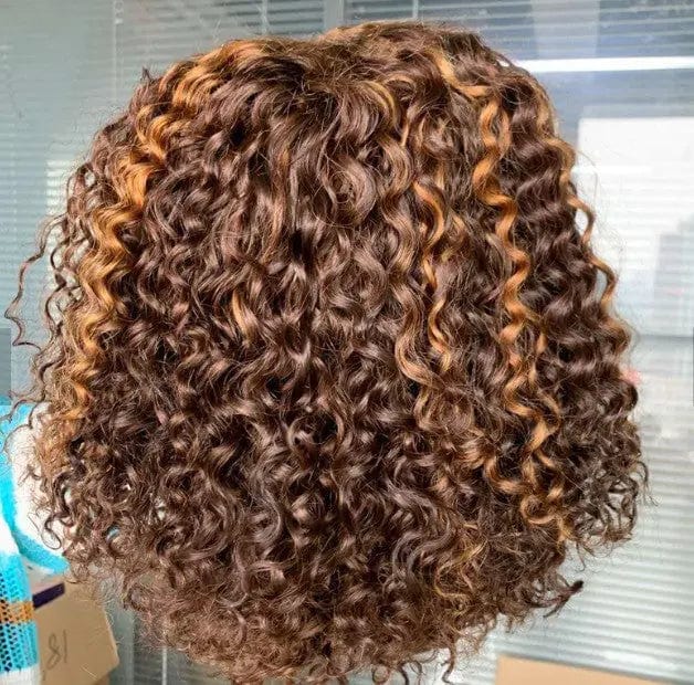 Hot Wigs Vendor Mayqueen 180%Density 12inch Water Wave