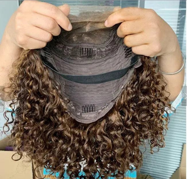 Hot Wigs Vendor Mayqueen 180%Density 12inch Water Wave