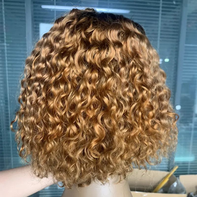 Hot Wigs Vendor Mayqueen 180%Density 12inch Water Wave