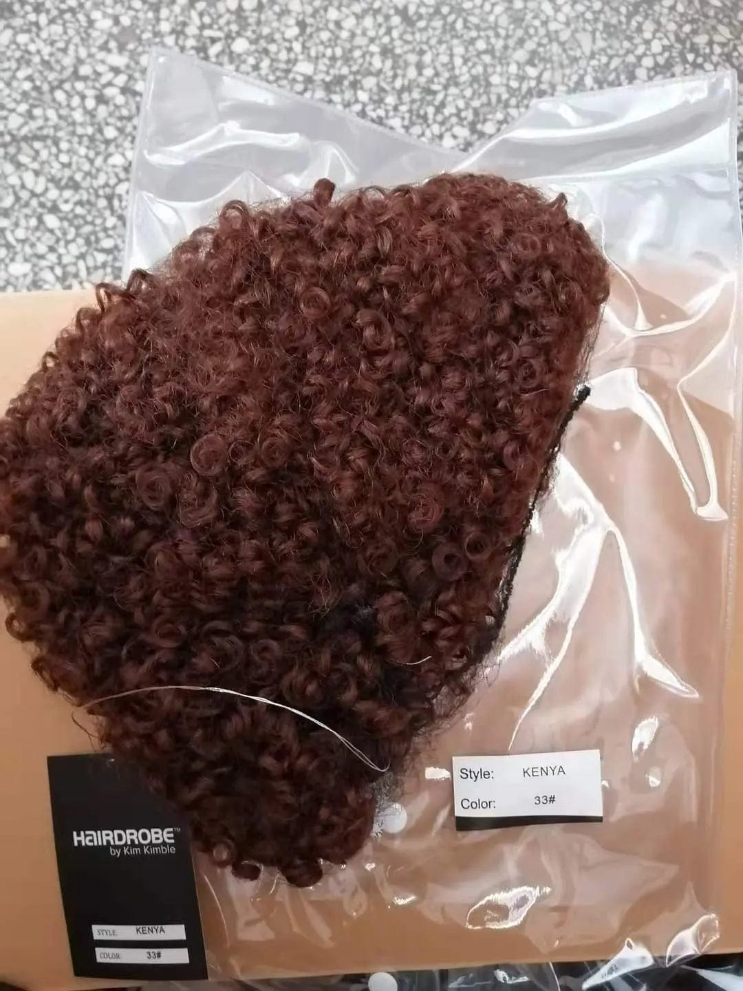 Human Hair Wig Brazilian Afro Kinky Curly