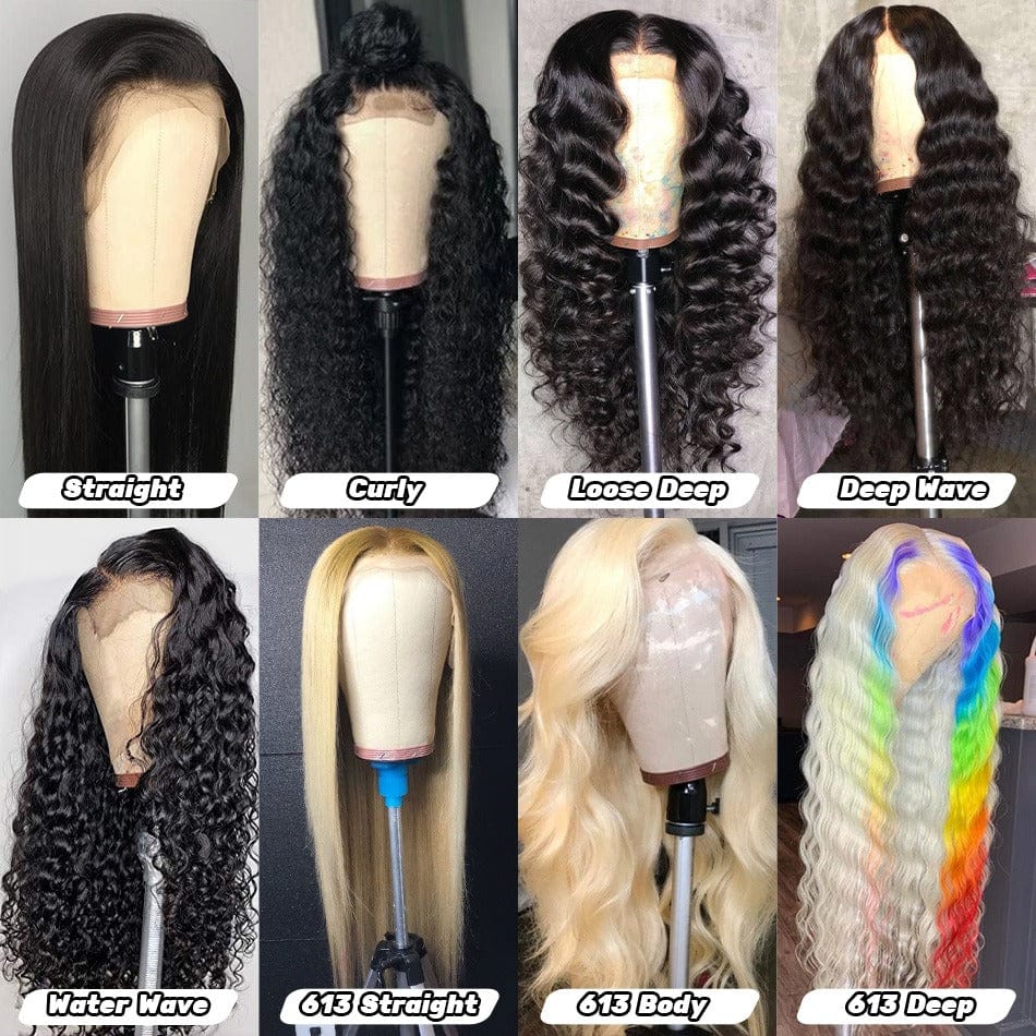 Human Hair Wig Supplier Pre Plucked Virgin Mink Indian Natural Long Bouncy Body Wave 5x5HD Closure Wig