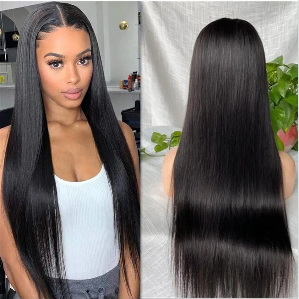 Human hair wigs 13*4  HD Transparent brazilian lace