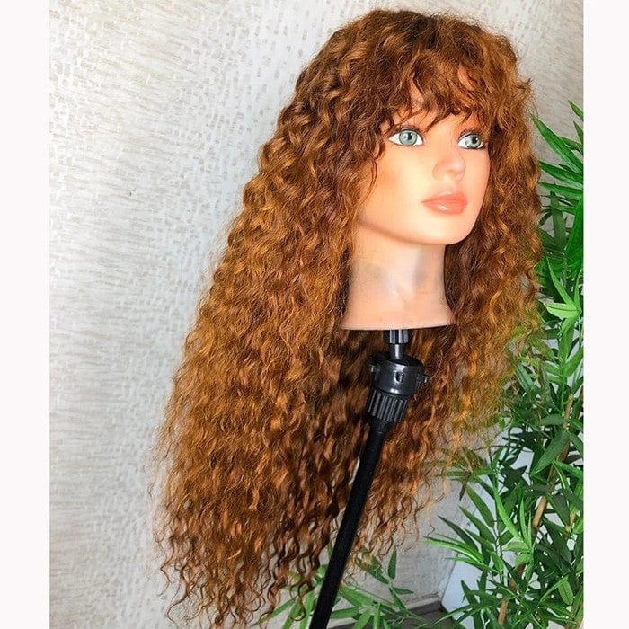 Invisible Knots Wig Supplier Deep Water Wave Pre plucked Natural Look Virgin Cuticle Aligned Human Hair Lace Front Wigs