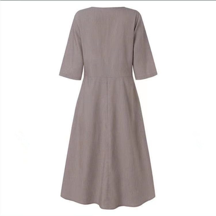 JM Fashion casual short dresses women summer ladies wears dresses casual elegant women women linen dress