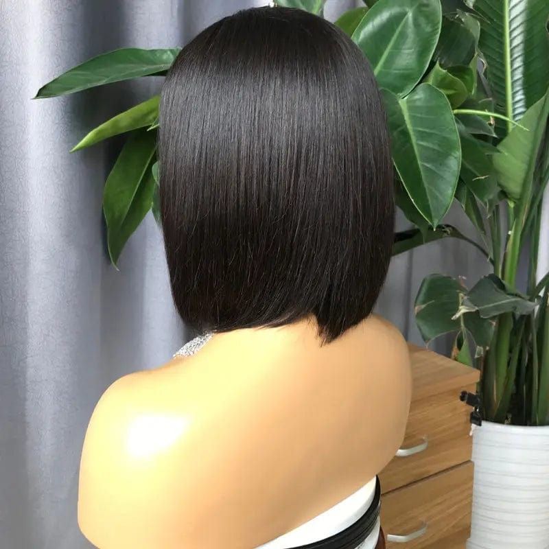 Joywigs In Stock Human Hair Bob Wig Front Lace