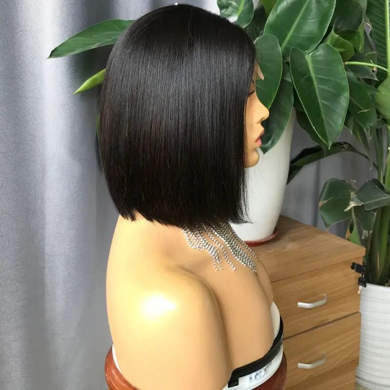 Joywigs In Stock Human Hair Bob Wig Front Lace