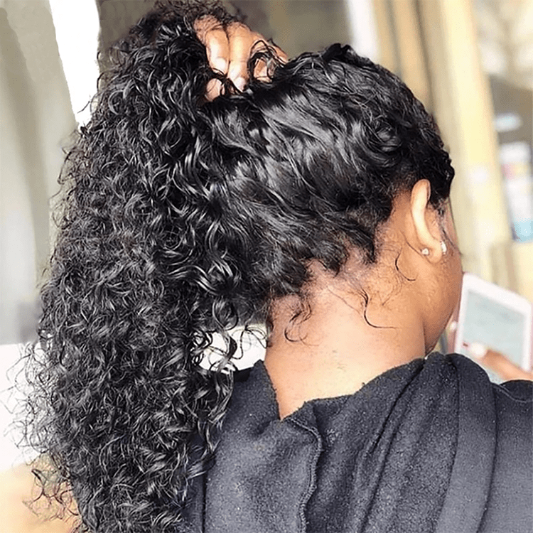 Kinky Curly Cuticle Aligned Virgin Human Hair Natural Lace Wig Bleached Knots Transparent Swiss HD Full Lace Front Closure Wig