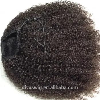 Kinky curly Pony Tail Extension High Quality Human Ponytail Hair Tight Wrap Around Human Hair Ponytail 140g