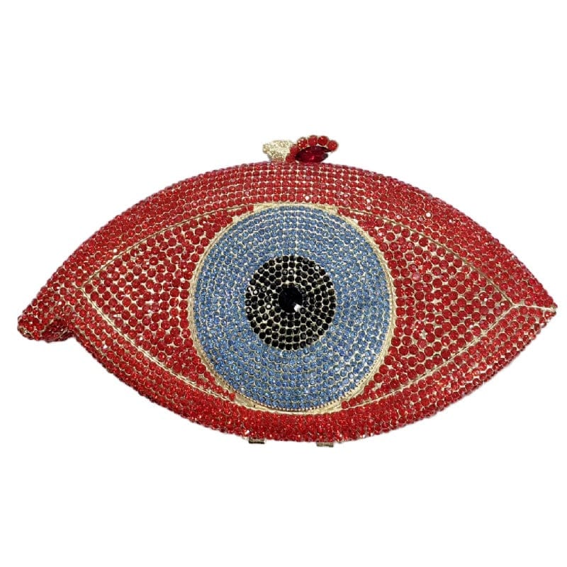 Ladies Party Purses And Handbags Women Luxury Diamond Evening Bag And Clutches Evil Eye Glitter Rhinestone Crystal Clutch Bags