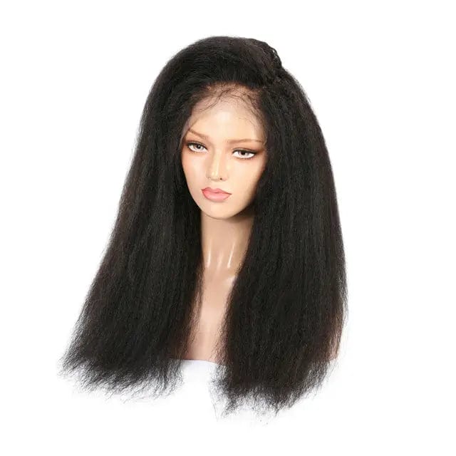 Long Full Kinky Straight Wig 13*4 Lace Front Hair