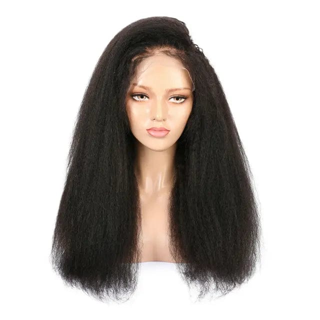 Long Full Kinky Straight Wig 13*4 Lace Front Hair