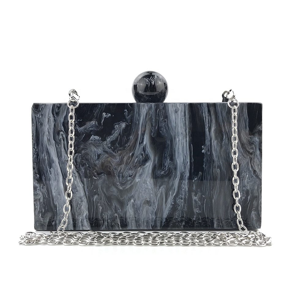 M / black OC4122 Acrylic bags manufacturer wholesale marble acrylic clutch purse