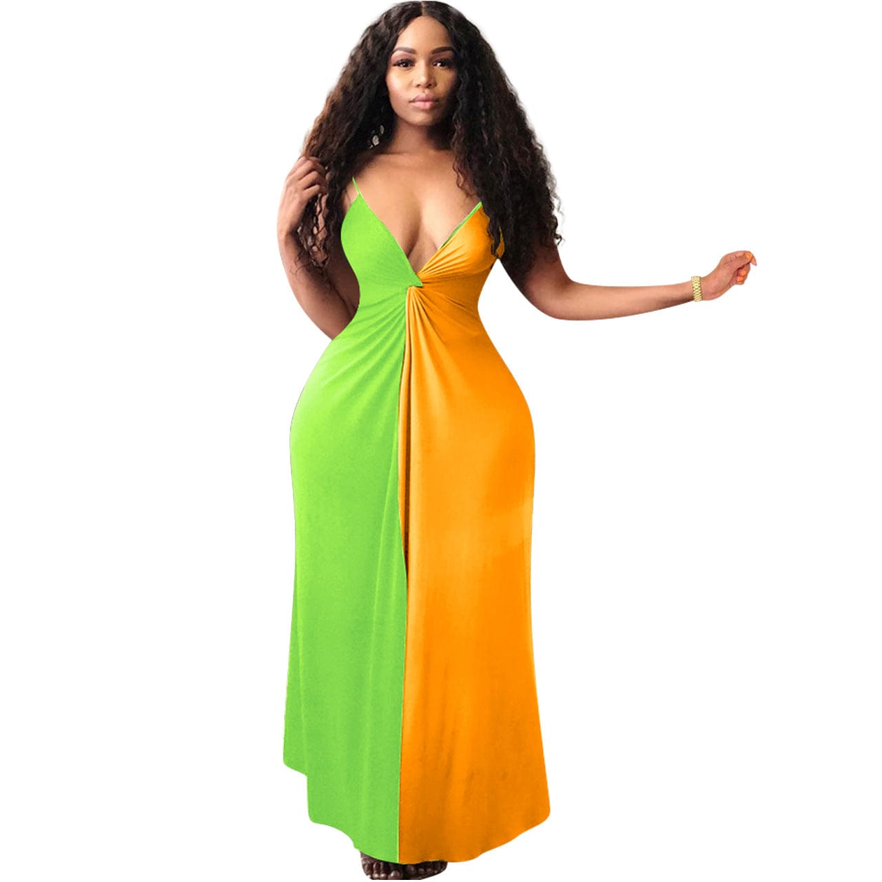 M / green J8537 Wholesale casual dresses women summer maxi summer dress spaghetti slip long maxi dress