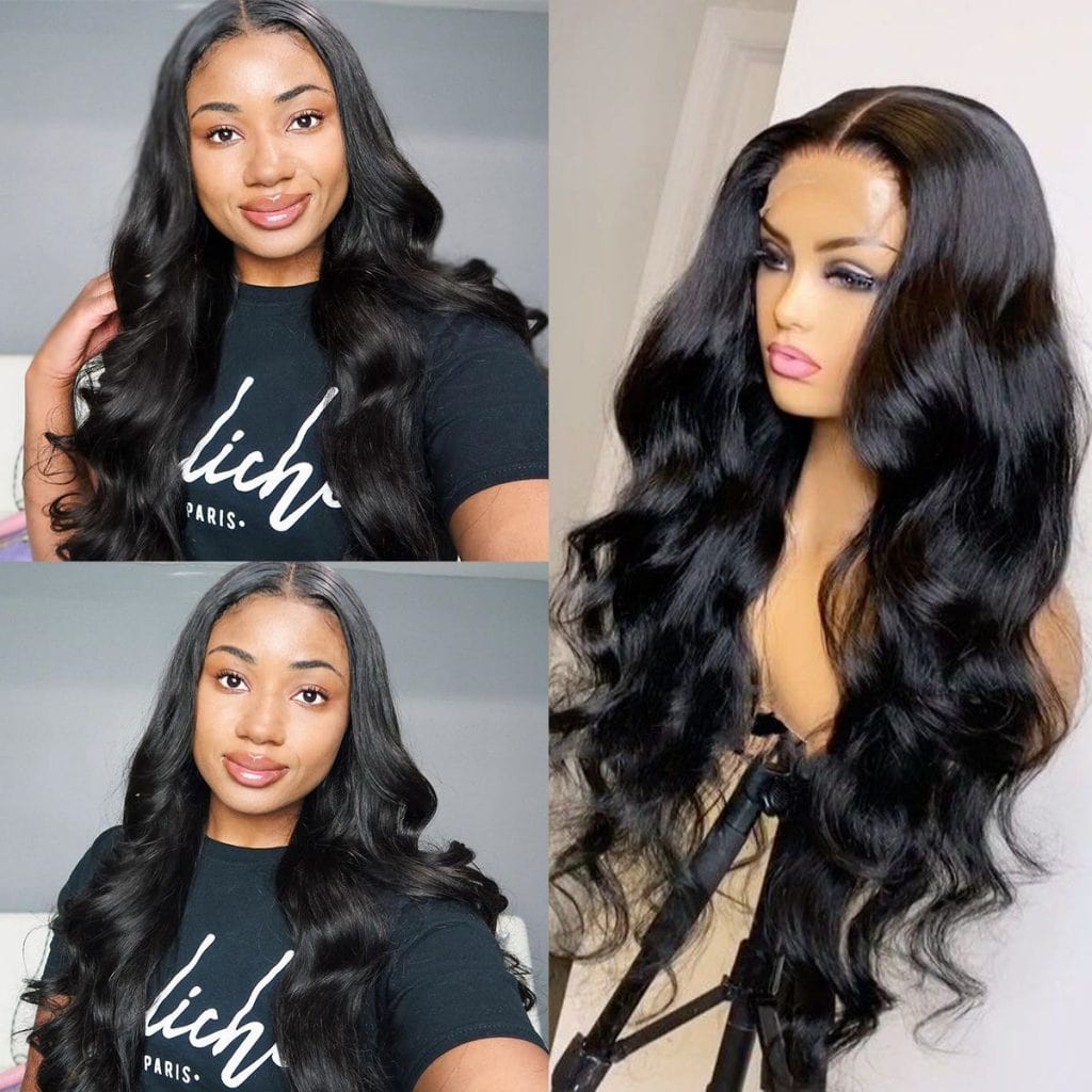 MONA Raw Indian Closure 4x4 Transparent Lace Cuticle Aligned Pre Plucked Unprocessed Raw Body Wave Human Hair Closure