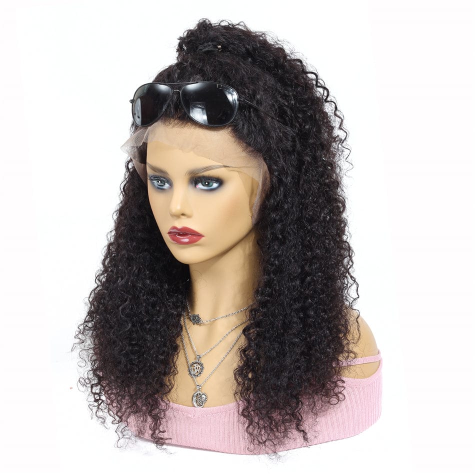 New Arrival Top Quality Virgin Hair Kinky Curly Lace Wigs 10A Grade Brazilian Cuticle Aligned Virgin Hair Curly Human Wig