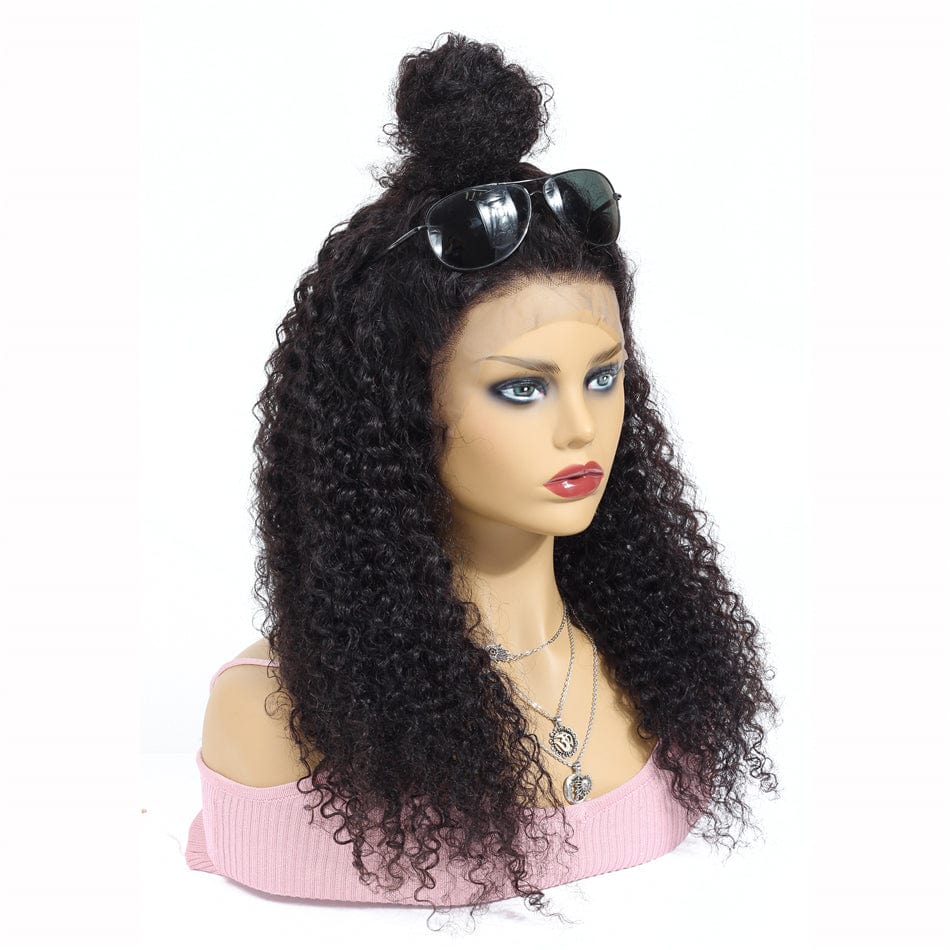 New Arrival Top Quality Virgin Hair Kinky Curly Lace Wigs 10A Grade Brazilian Cuticle Aligned Virgin Hair Curly Human Wig