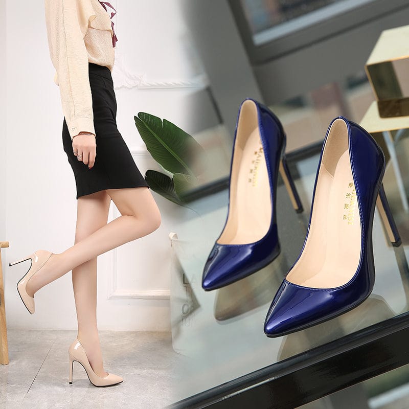 New Design High-Heeled Pointed Toe Girls Pumps Sexy Stiletto Women Office Shoes High Quality Ladies heeled Pumps