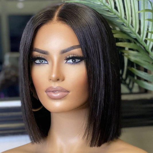 New Design Short Bob Wig Lace Front Cuticle Aligned Virgin Hair Mink Brazilian Hair Pixie Cut Human Hair Wig For Black Women