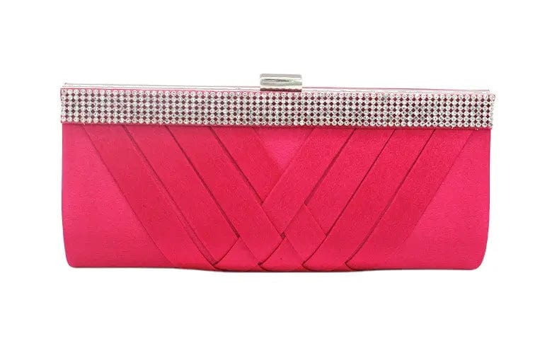 New Pattern Fashionable Rhinestone Luxury Simple Temperament Rhinestone Handbag Woven Women's Clutch Evening Bag