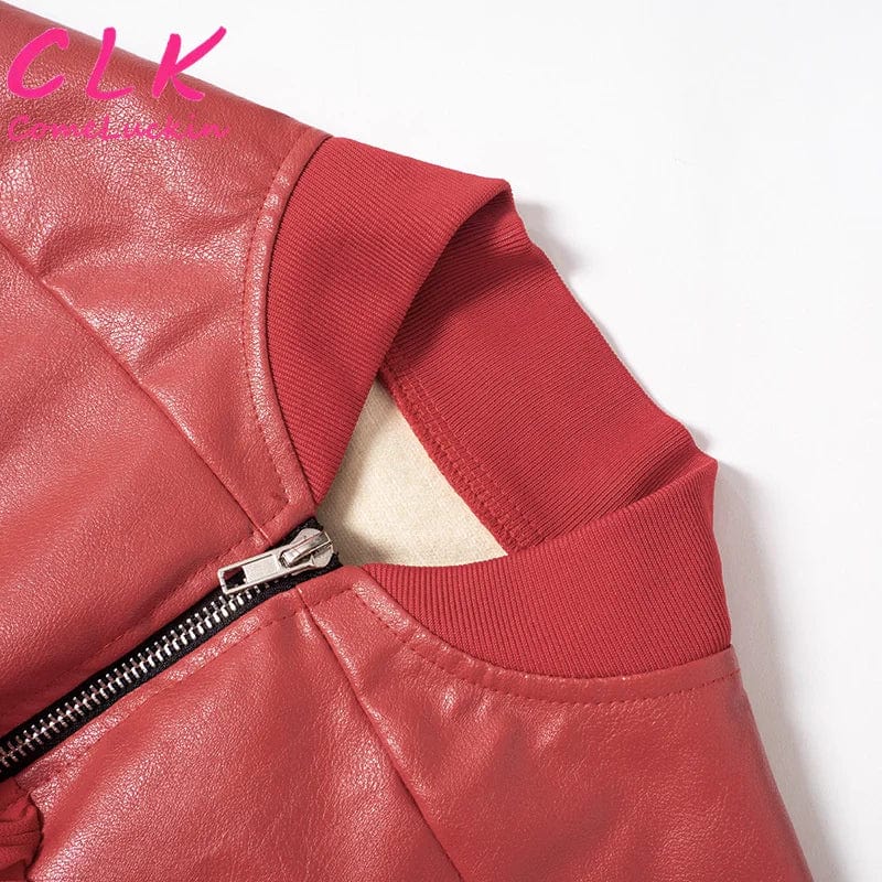 New Product 2024 Women Short Sleeve Bomber Jacket Custom Logo Zipper Leather Cropped Coat Patchwork Mesh Leather Jacket