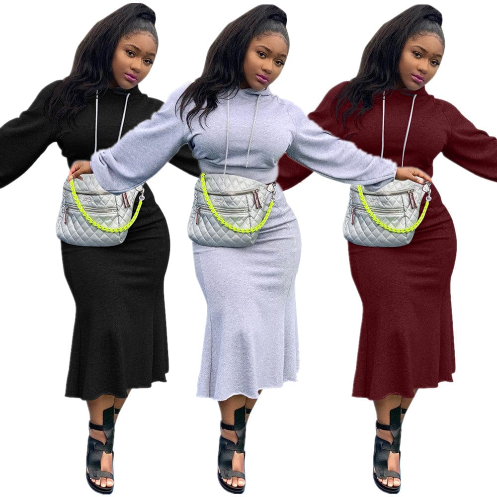 New product urban fashion casual skirt suit plus size joggers suits two-piece women outfit