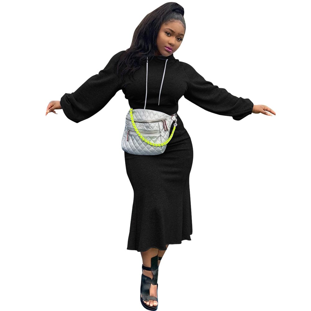 New product urban fashion casual skirt suit plus size joggers suits two-piece women outfit