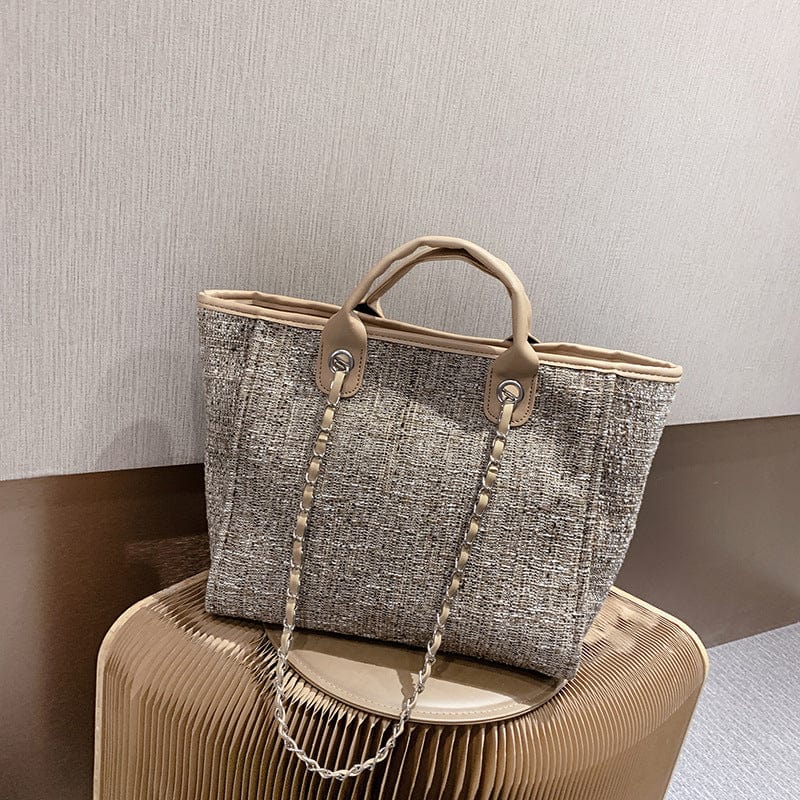 New style canvas shoulder bag fashion big handbag high quality bucket bag crossbody bag for ladies