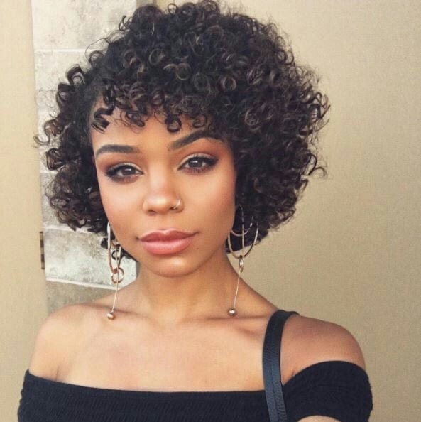 New style kinky  curly pixie cut short full lace wig caps, most popular full lace party wig, afro kinky silk silicone wig cap