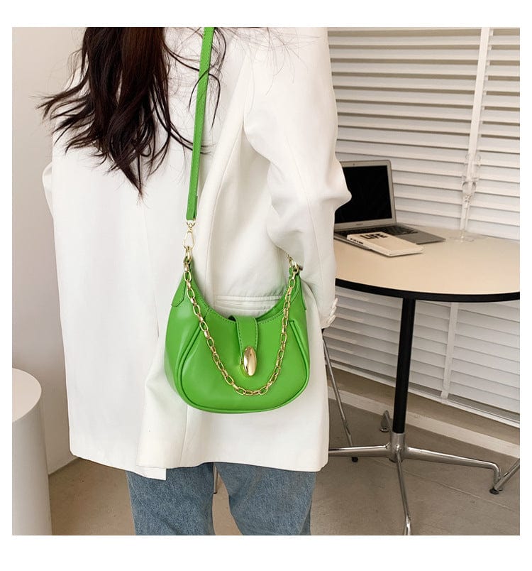 Niche Bag Women's Foreign Trade New Trendy High-End Texture One-Shoulder Messenger Bag Fashion Crescent Saddle Bag