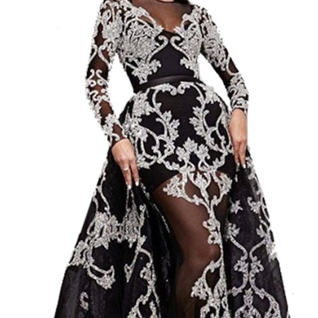 night gown  Graceful Lady Shiny sexy evening prom dress Shiny Sequin gowns for women Evening party Dress