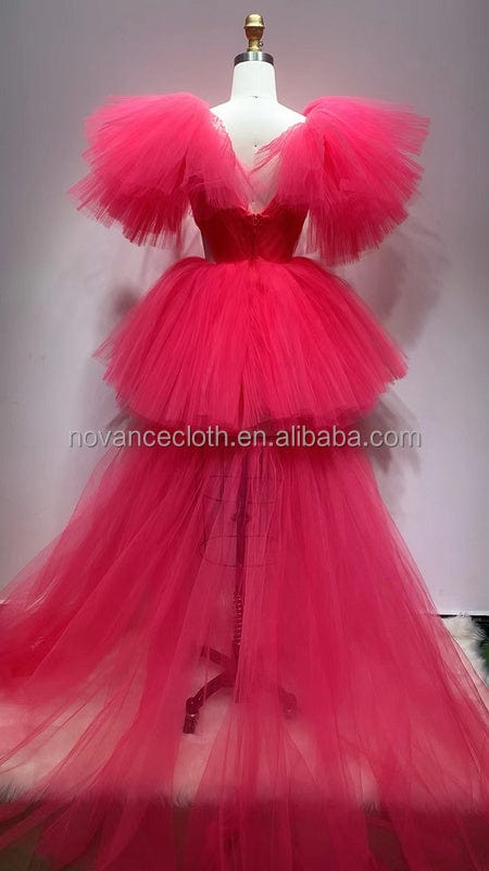 Nocance F3134 2023 New Product Pink Christmas Vestidos De Novia Desmontable Long Train For Photography Celebrity Party