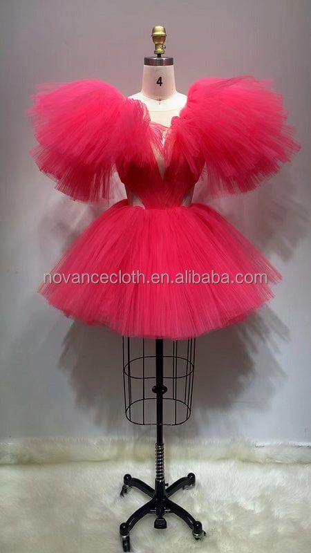 Nocance F3134 2023 New Product Pink Christmas Vestidos De Novia Desmontable Long Train For Photography Celebrity Party