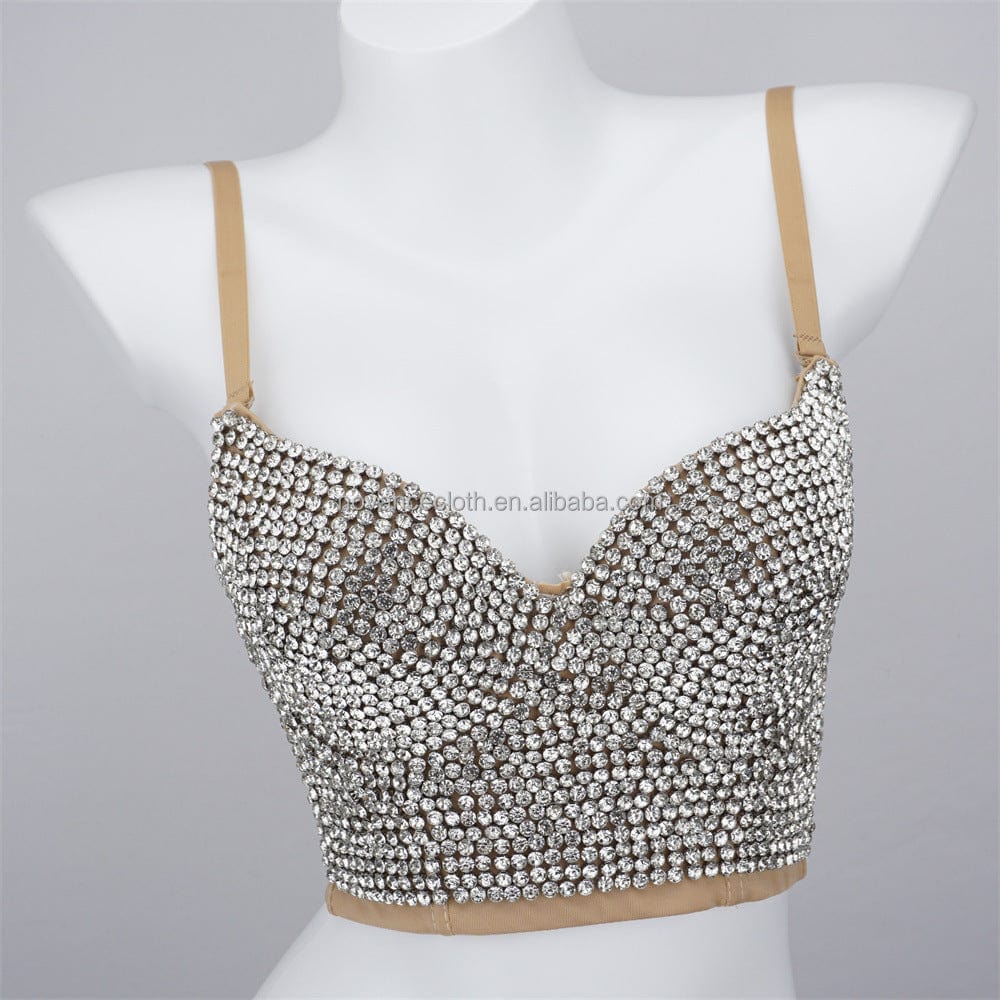 Novance Top Selling Products 2022 Diamond Comfortable Bra Woman  Push Up Bralet Bra Diamond Studded Bra Ropa Interior Femenina