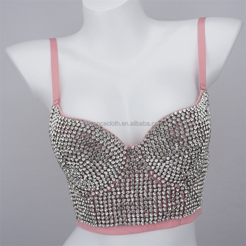 Novance Top Selling Products 2022 Diamond Comfortable Bra Woman  Push Up Bralet Bra Diamond Studded Bra Ropa Interior Femenina