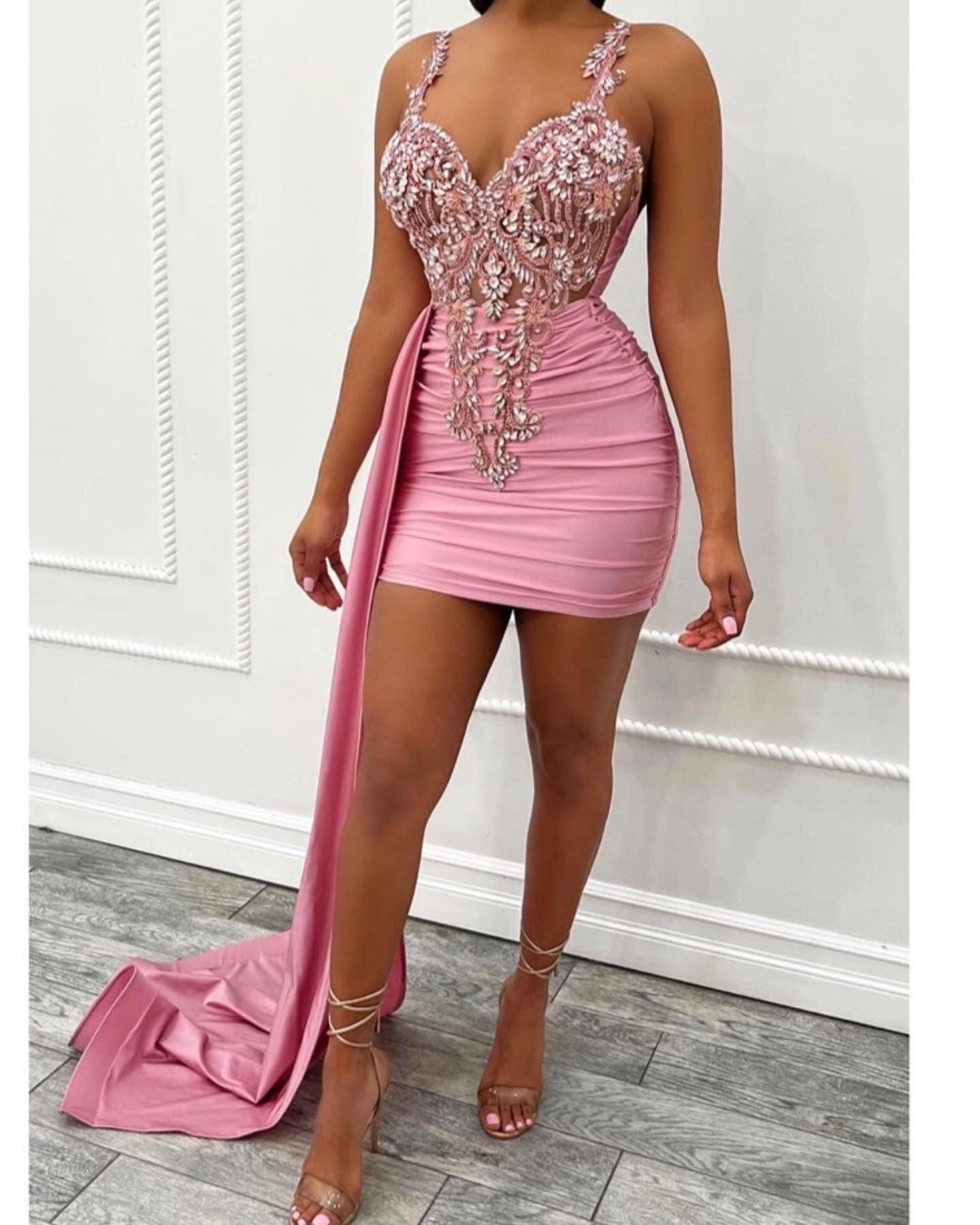 Ocstrade Rhinestone Top Mini Skirt Sets Women 2 Piece Outfits 2023 Sleeveless Sexy Halter Top Two Piece Set Club Night Dress