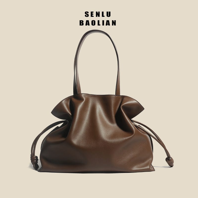 OEM ODM Custom Fashion Ladies Classic Luxury Genuine Cowhide Leather Woman's Tote Bag Handbag Bolso De Mujer Sac A Main Femme