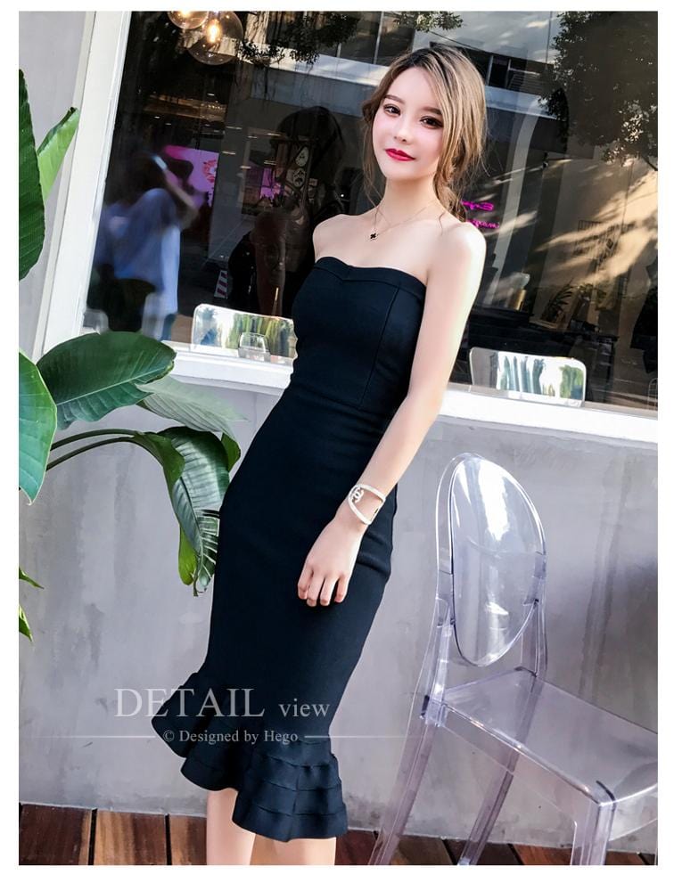 Off Shoulder Sexy Dress Bodycon Dresses Woman Party Night Sleeveless Summer Robe Femme Fishtail Bandage Casual Dresses Pencil