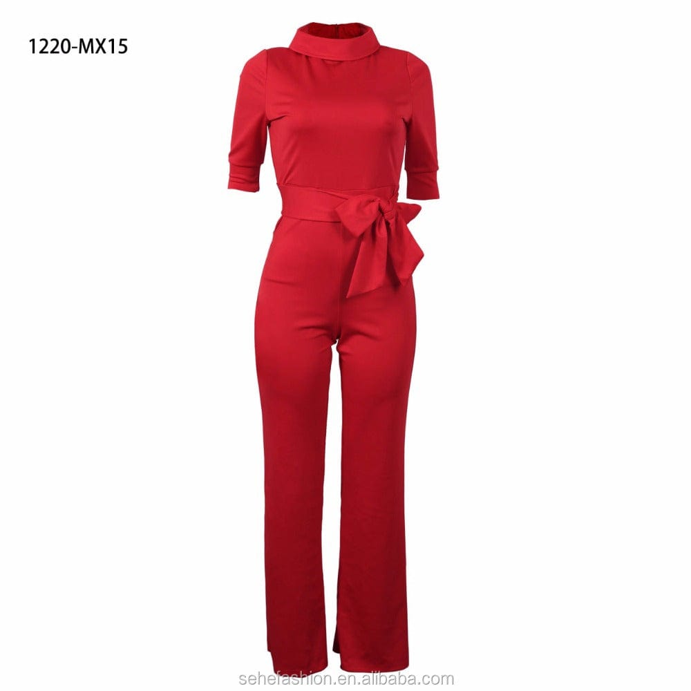 one piece 1220-MX15 Hot Selling Low Price African Style Jumpsuits Bandage Casual Clothing Wholesale