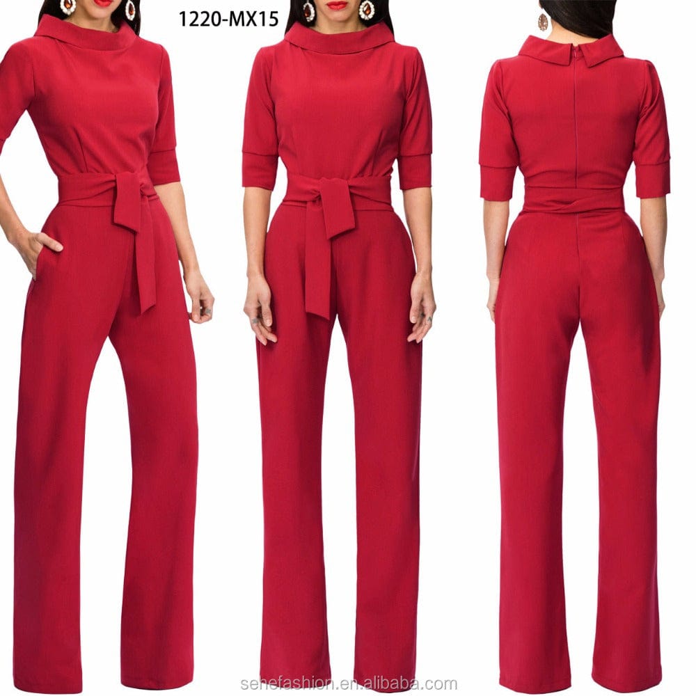 one piece 1220-MX15 Hot Selling Low Price African Style Jumpsuits Bandage Casual Clothing Wholesale