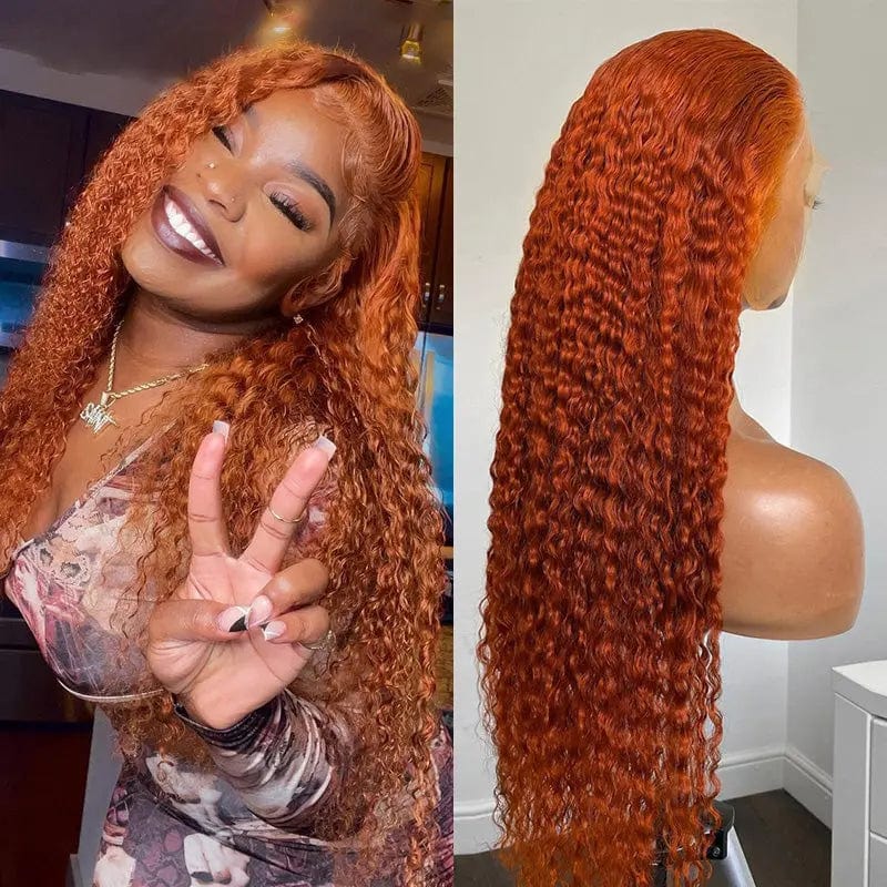 Orange 13x4 Lace Front Wig