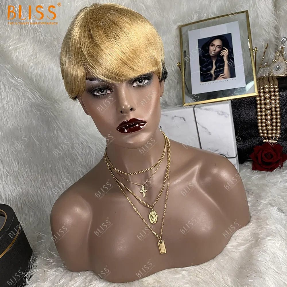 order now&get free gifts / 17 Short Human Hair Wigs