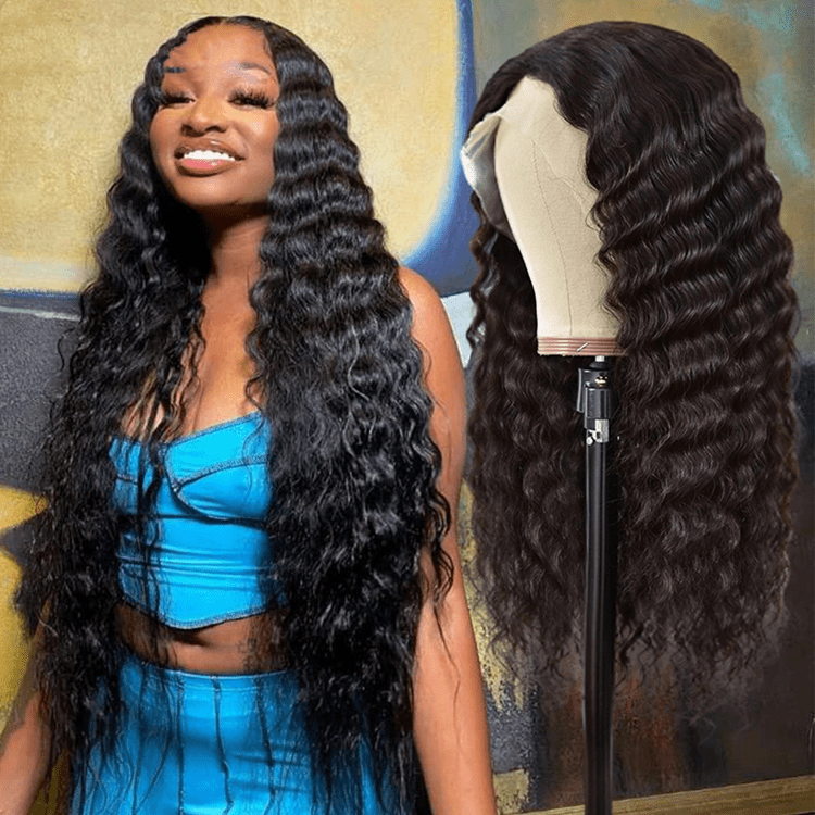 Original Afro Kinky Curly 400% High Density Full Cuticle Aligned Human Hair HD Lace Frontal Closure Wigs