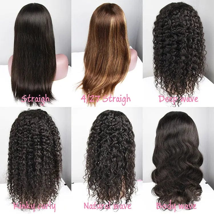 Peruvian Lace Front Wigs Natural Straight Full Cuticle Human Hair Wig For Black Women Glueless Cuticle Aligned Lace Frontal Wigs