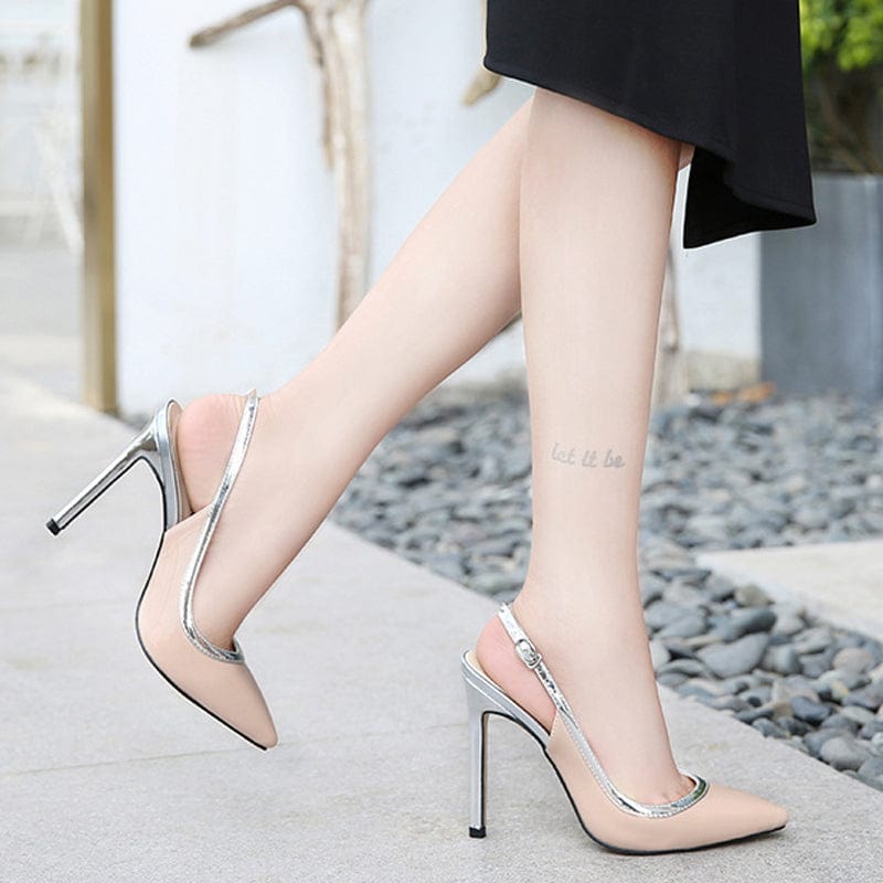 plus size quality shoes female new arrival 2022 11 cm high heel pump Women Office Shoes dress ladies Heeled Pumps