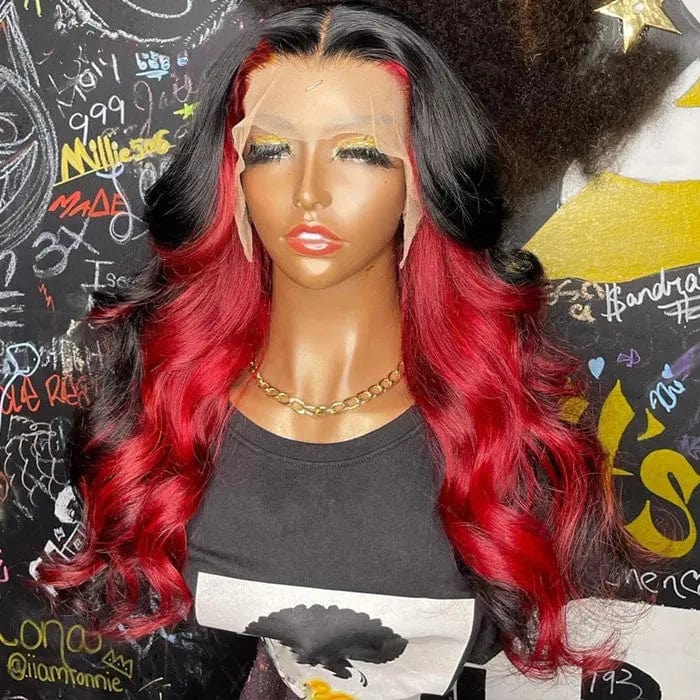 Professional Hair Vendors 1B/Blonde Loose Wave Human Virgin Hair 13*4 Transparent HD Lace Front Wigs